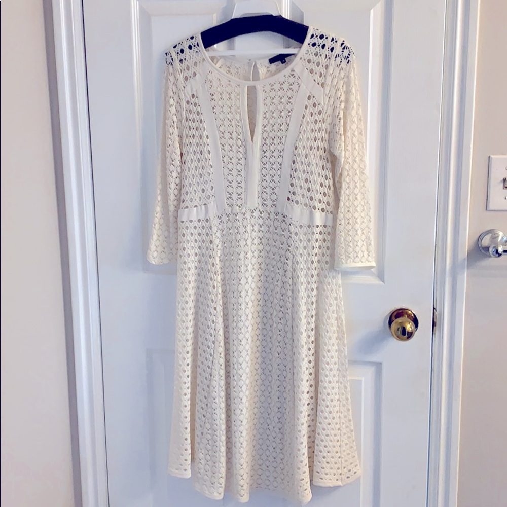 Nanette Lepore Ivory Drumbeat Dress